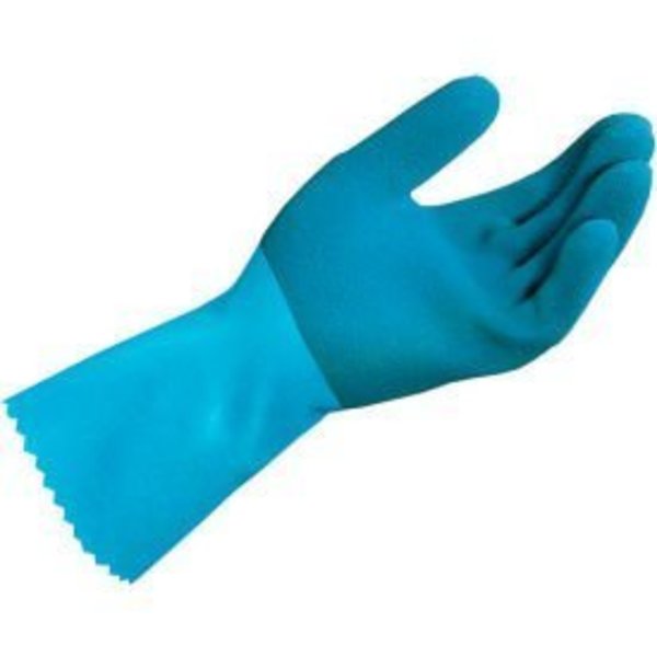 Mapa Professional MAPA® Blue-Grip„¢ LL301 Natural Rubber Gloves, Heavy Weight, Blue, 1 Pair, Medium, 301427 301427